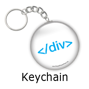 Div Close Keychain Design
