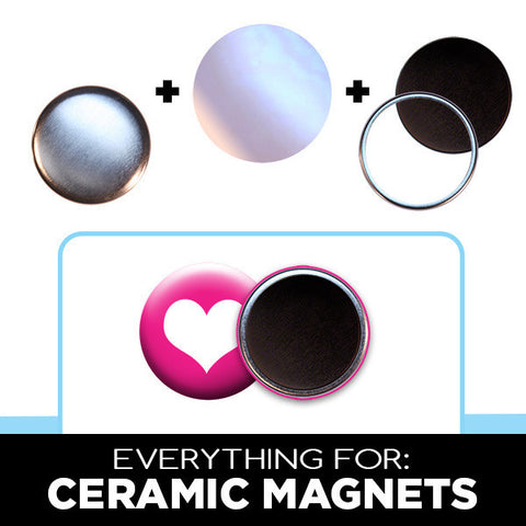 1" ceramic magnets for diy fridge magnets
