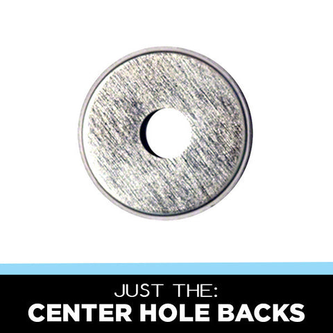 Centre Hole backs for craft buttons