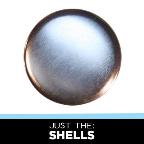 1-1/4" inch button supplies shells