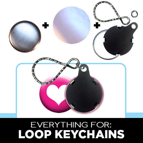 Loop Keyring for button making