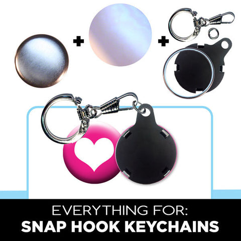 Snap Hook Keyring for button making