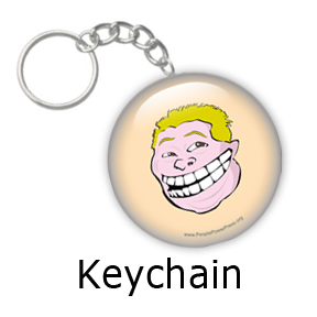 Rob Ford Trollface Keychains