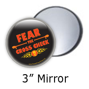 Fear The Cross Check "Black" - Lacrosse/Sports