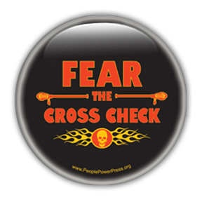 Fear The Cross Check "Black" - Lacrosse/Sports