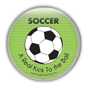 Soccer Custom Button Design