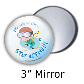 Skiing Mirror Design