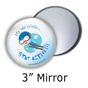 Ski Jump Sports Custom Mirror Design