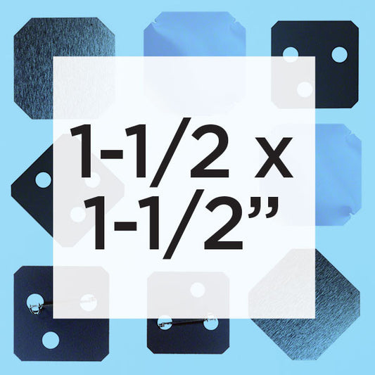 1.5 x 1.5 inch square button parts