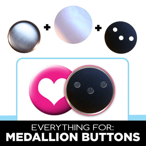 everything for 2" medallion buttons
