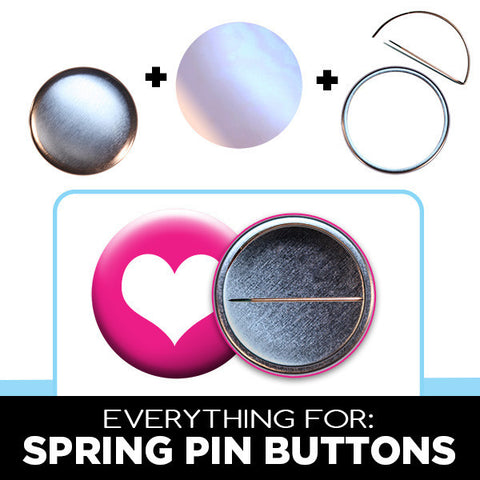 2.25 inch spring pin button parts
