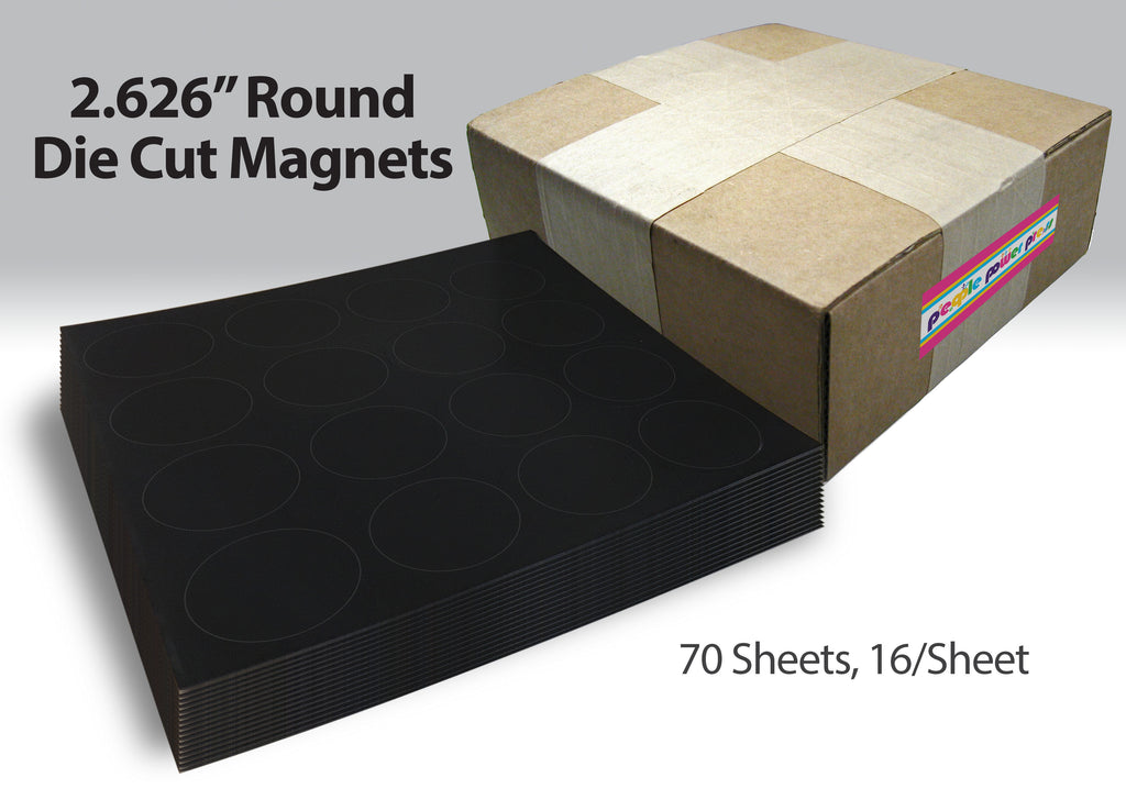 Die Cut Self-Adhesive Magnetic Sheet with Small Sound Pieces Sheet Magnet -  China Die Cut, Small Size