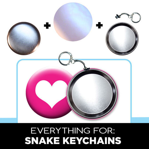 snake keychains 3 inch buttons