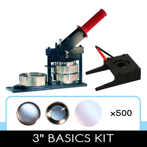 3 inch basics button diy kit