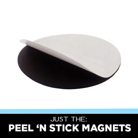 Just Peel n Stick Magnets for fridge magnets