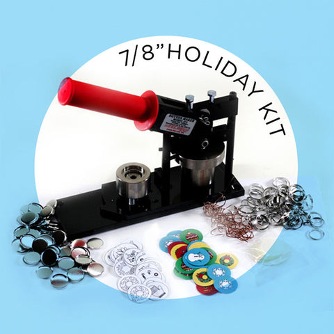 7/8" Mini Button Holiday Kit