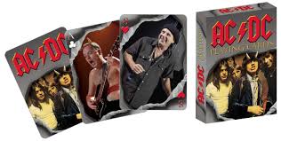 AC/DC Rock n' Roll playing cards Aquarius