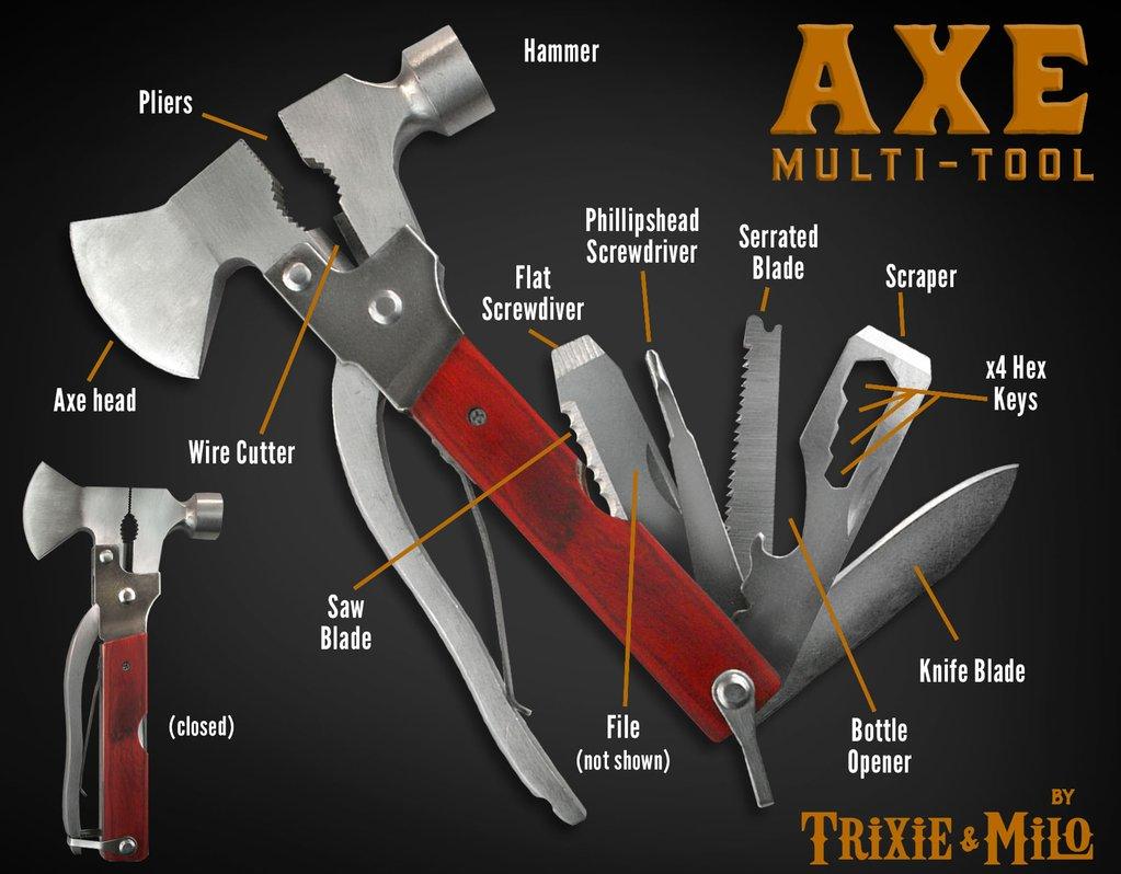 Axe Multi-Tool - Axe - Hammer - Saw - Knife – People Power Press