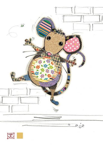 Adorable Molly Mouse Blank Card