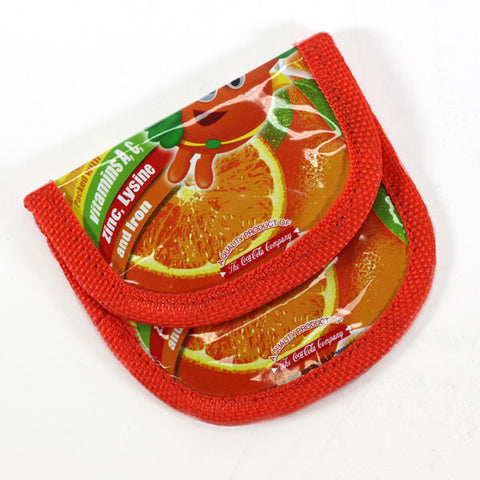 Upcycled Coin Purse - Basura Recycled Juice Bags