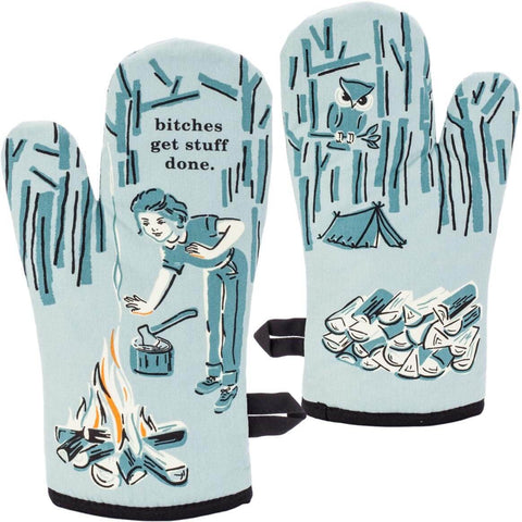 Blue Q Oven Mitts, great quality, super insulated, 100% cotton, fun themes