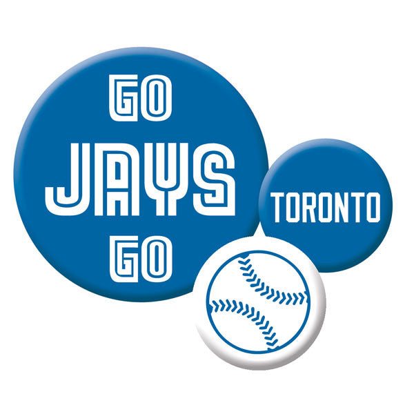 Blue Jays 3 Pin Button Pack from People Power Press