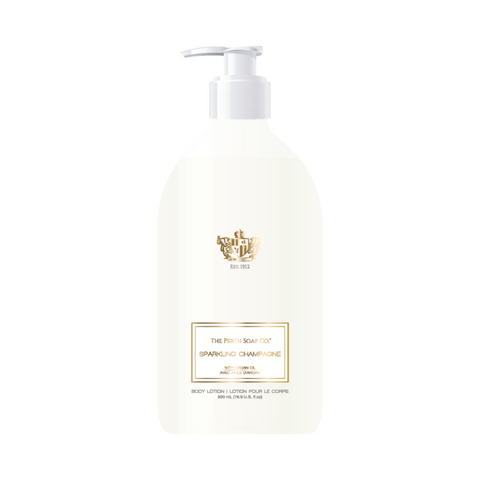Creamy and Gentle, Sparkling Champagne Body Lotion with Argan Oil