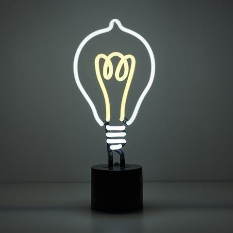 Neon Lightbulb desk light