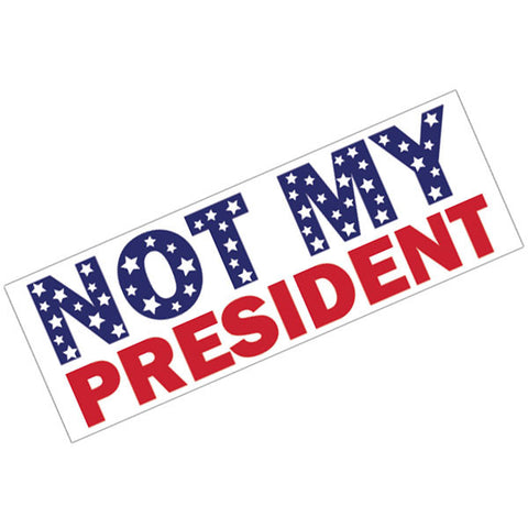 Car Decal Political Not My President