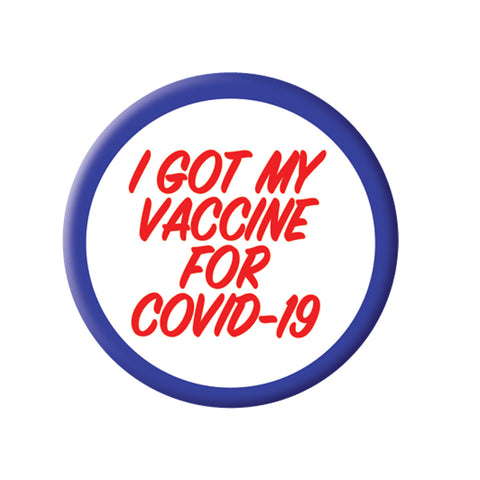 Vaccine for Covid button