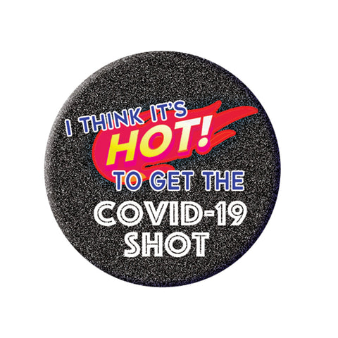 Covid-19 shot button