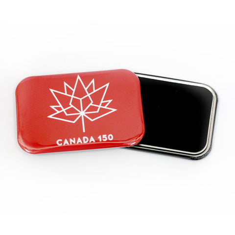 150 years confederation of canada fridge magnet red