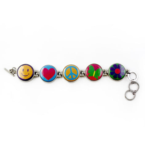 Magnetic Best Friends Button Charm Bracelet