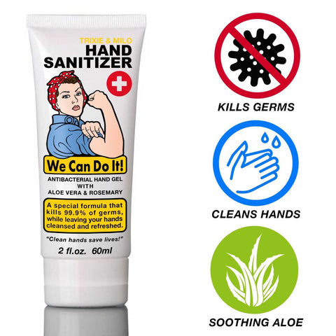 Hand Sanitizer 2 fl. oz Antibacterial Hand Gel by Trixie & Milo