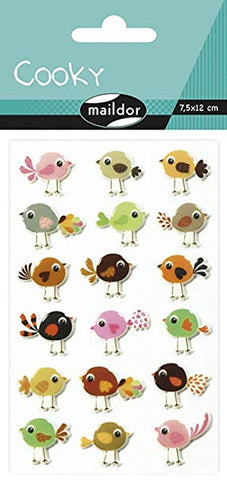 Cooky-Domed-Stickers-Birdies