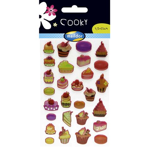 Cooky Domed Stickers Cakes