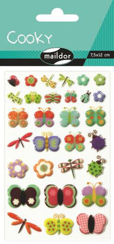 Cooky Domed Stickers Dragonflies