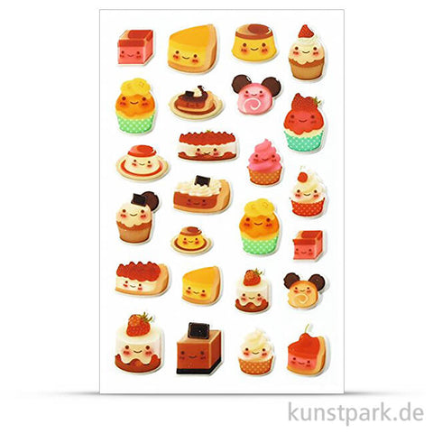 Cooky Domed Stickers Kawai Delicacies