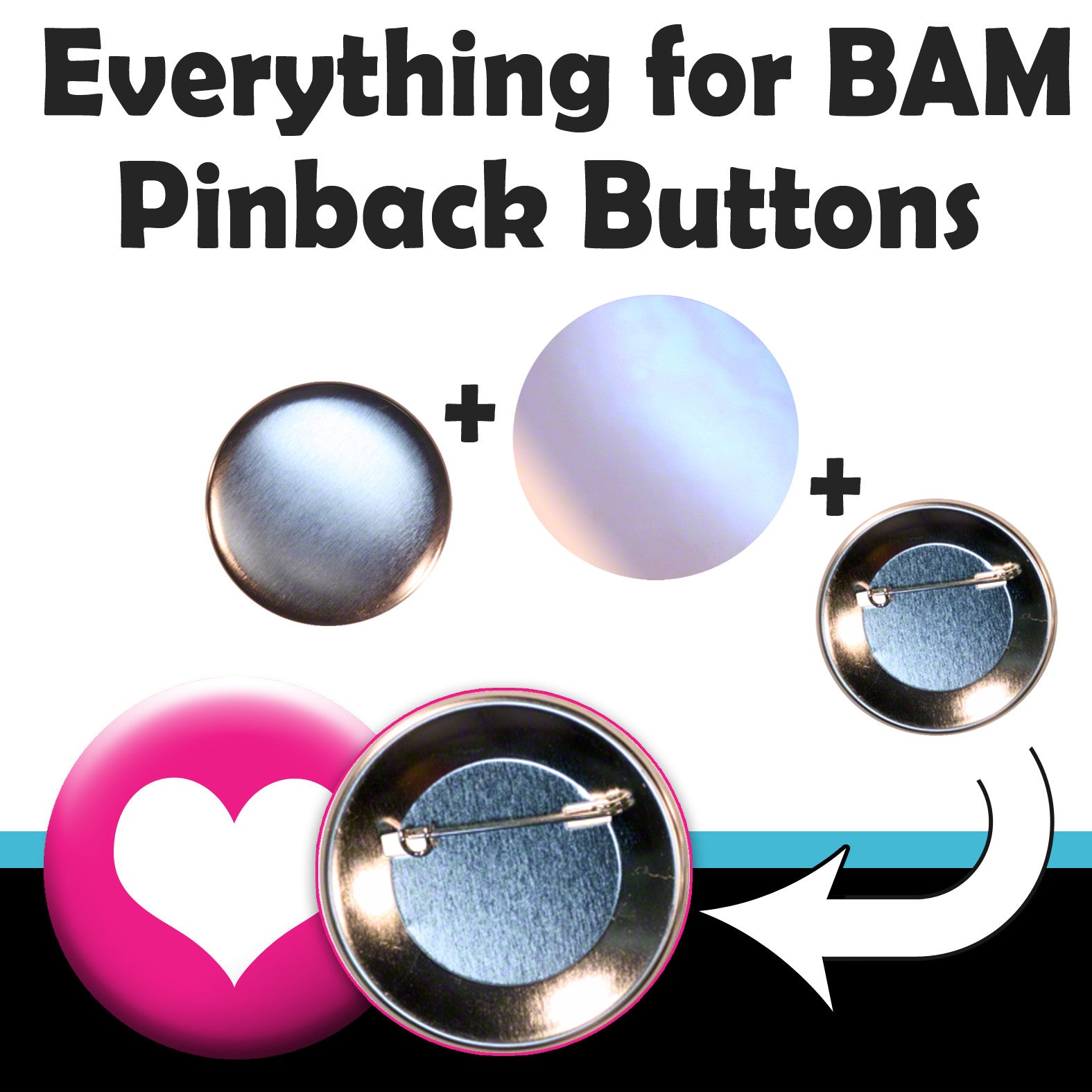 Graphic Punch for 3 Badge-A-Minit Button Makers - Circle cutter