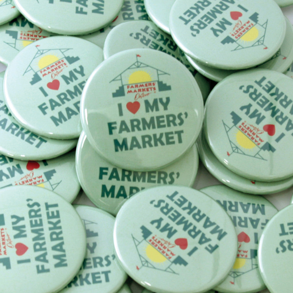 Farmers’ Markets Ontario buttons