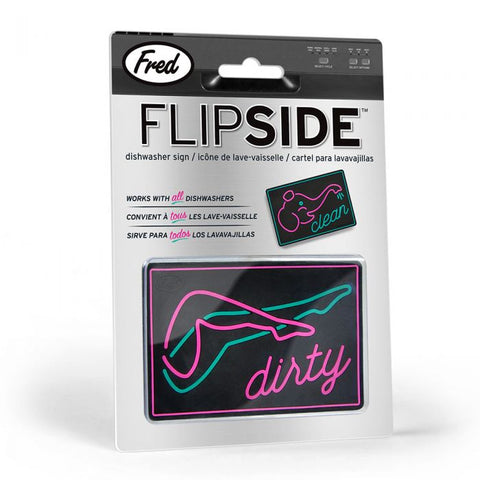 FRED Flipside Dishwasher Magnets - Dirty/Clean Signs