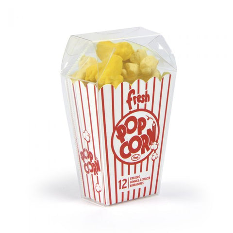 FRED Fresh Popcorn - POPCORN ERASERS (set of 12)