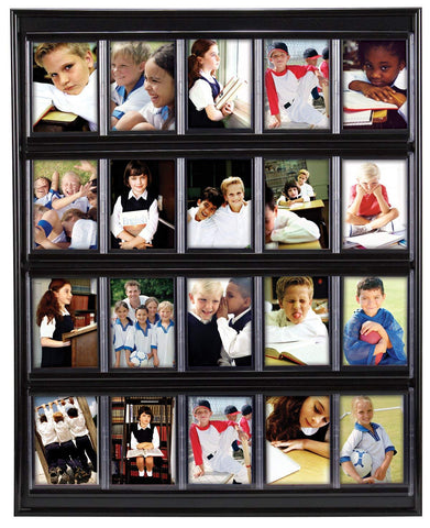 Sports card display for photos