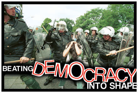 Beating Democracy into Shape - Poster or Postcard