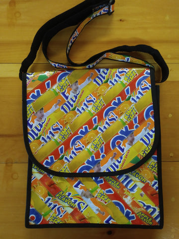 Upcycled Messenger Bags (Large) - Basura Recycled Juice Bags