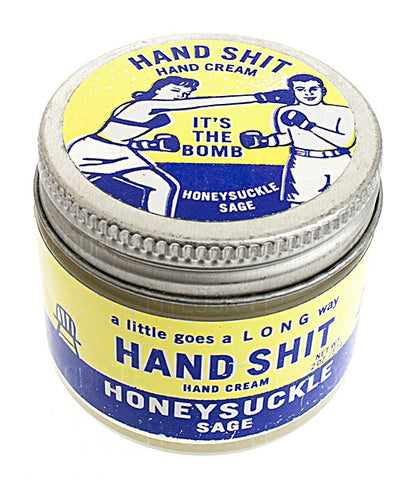 Smooth hands start with "Hand Shit" for natural moisturizing