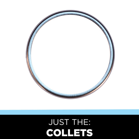Collet for craft buttons and mirrors