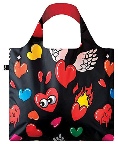 Chemical-Free Tote Bag Hearts