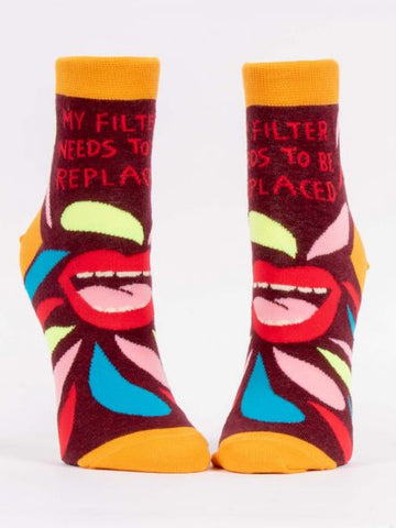 Plush Cotton Bold Humour Women's Ankle Socks