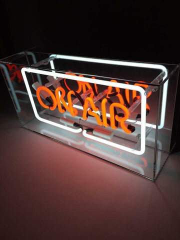 Acrylic Box Neon Sign On Air